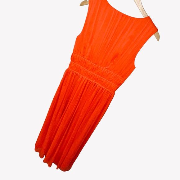 Gianni Bini Rhea Maxi Dress Orange Flowy Wedding Guest Soft Girl Romantic 4 - Picture 6 of 12